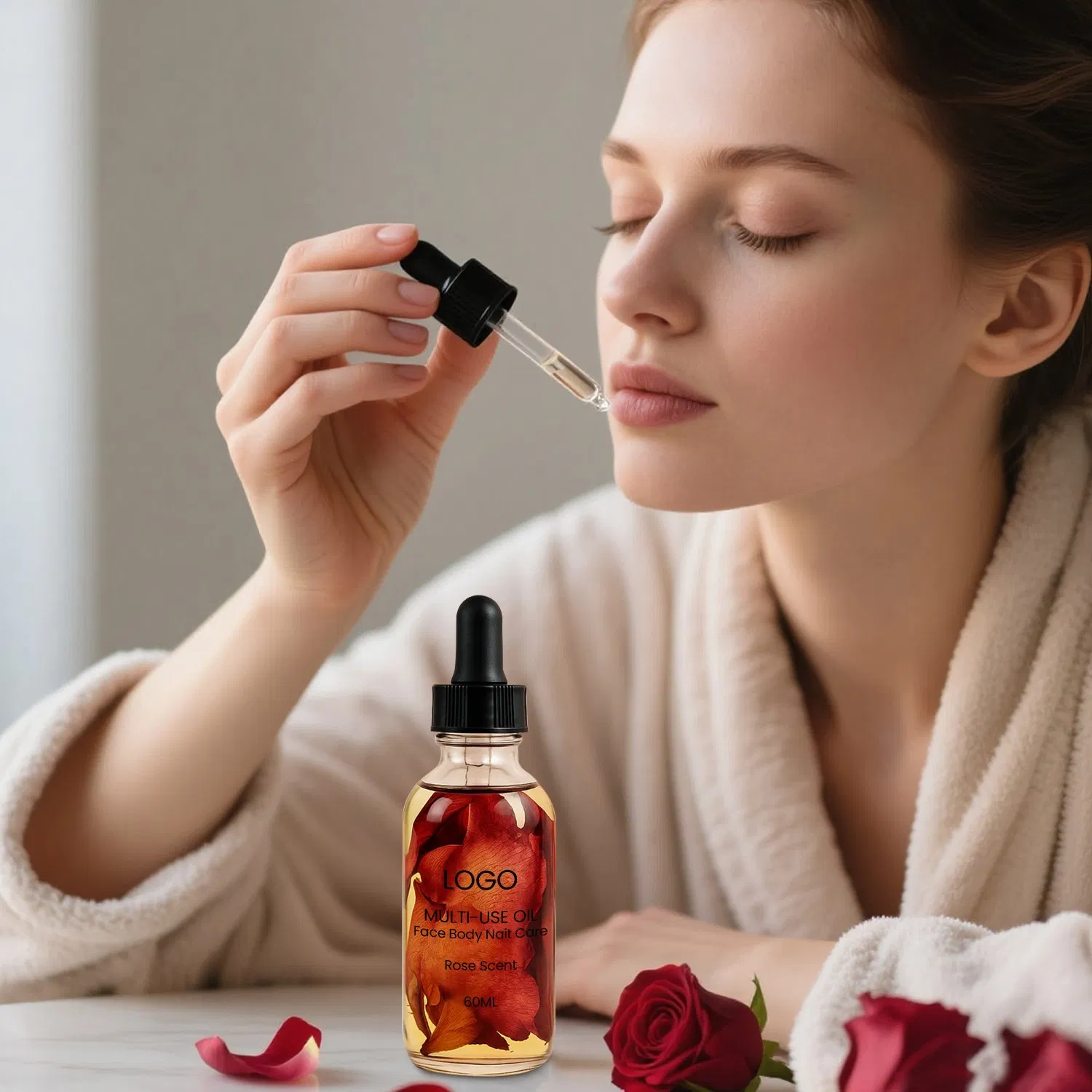 OEM Multi-Purpose Rose Oil: Anti-Bacterial, Skin Rejuvenation, Muscle/Joint Relax, Aromatherapy Disinfection