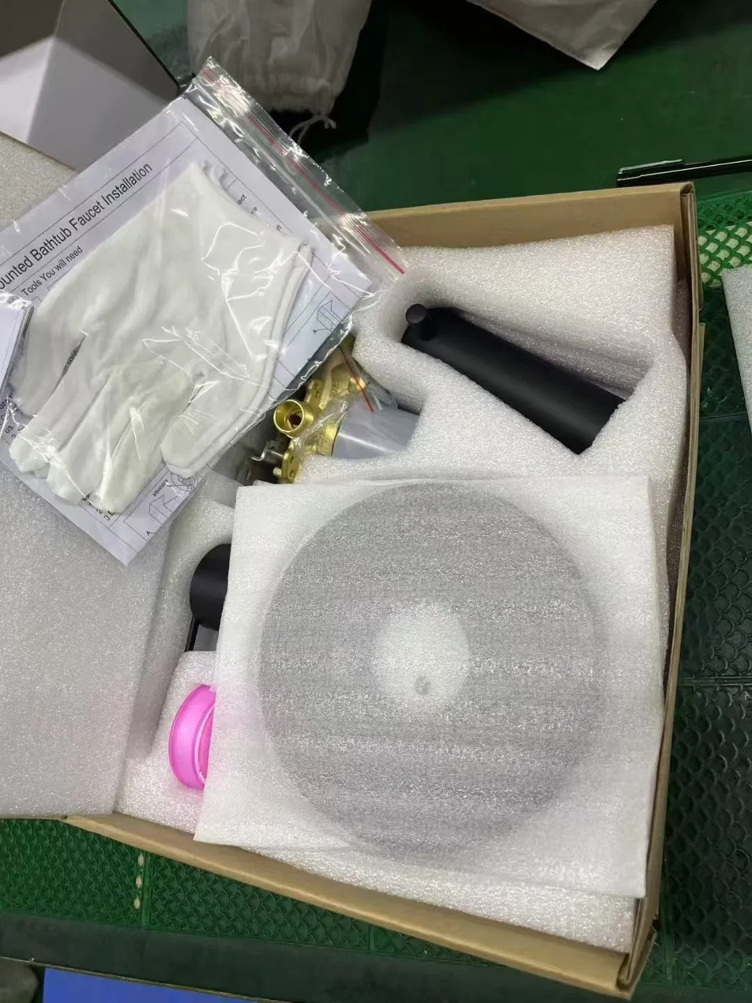 Square Bathroom Shower System Senducs Black Gold Bathtub