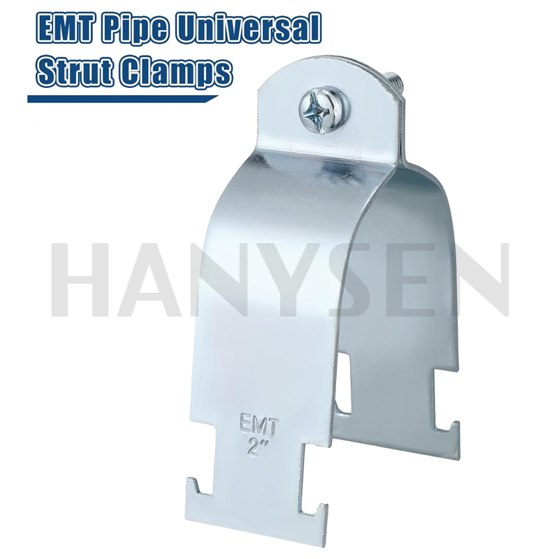 Steel EMT Rigid Conduit and Pipe Strut Clamps