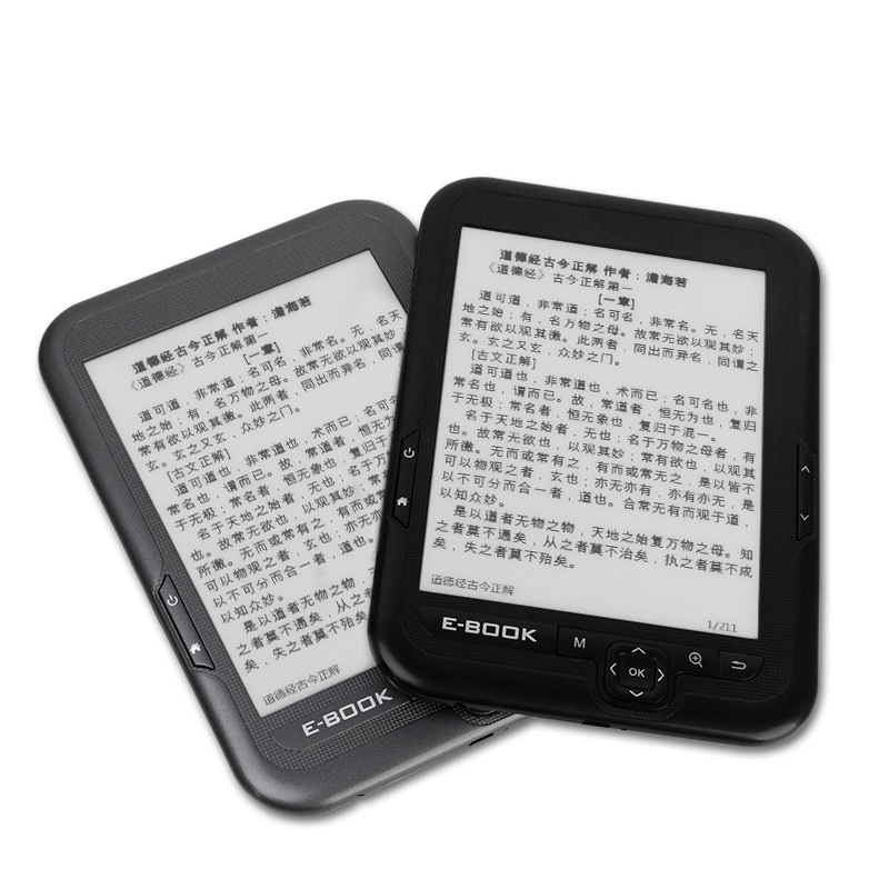 6" E Book Reader BLE WiFi Pdf Format E Ink Touch Screen E Paper Ereader Ebook