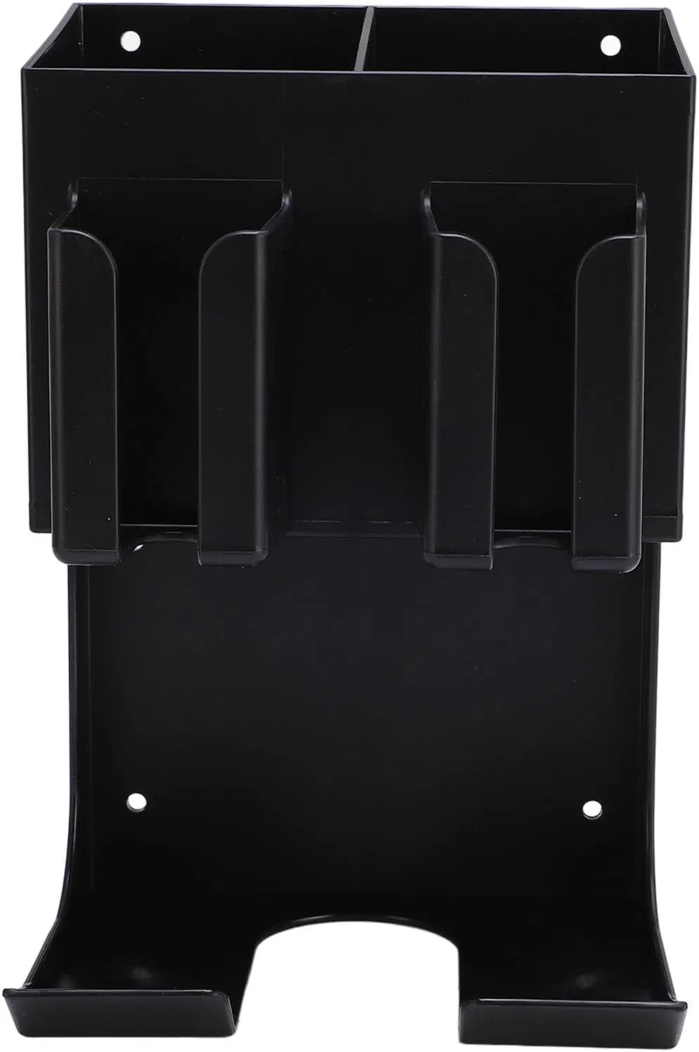 Настенный держатель для бутылочек, черный, нержавеющая сталь