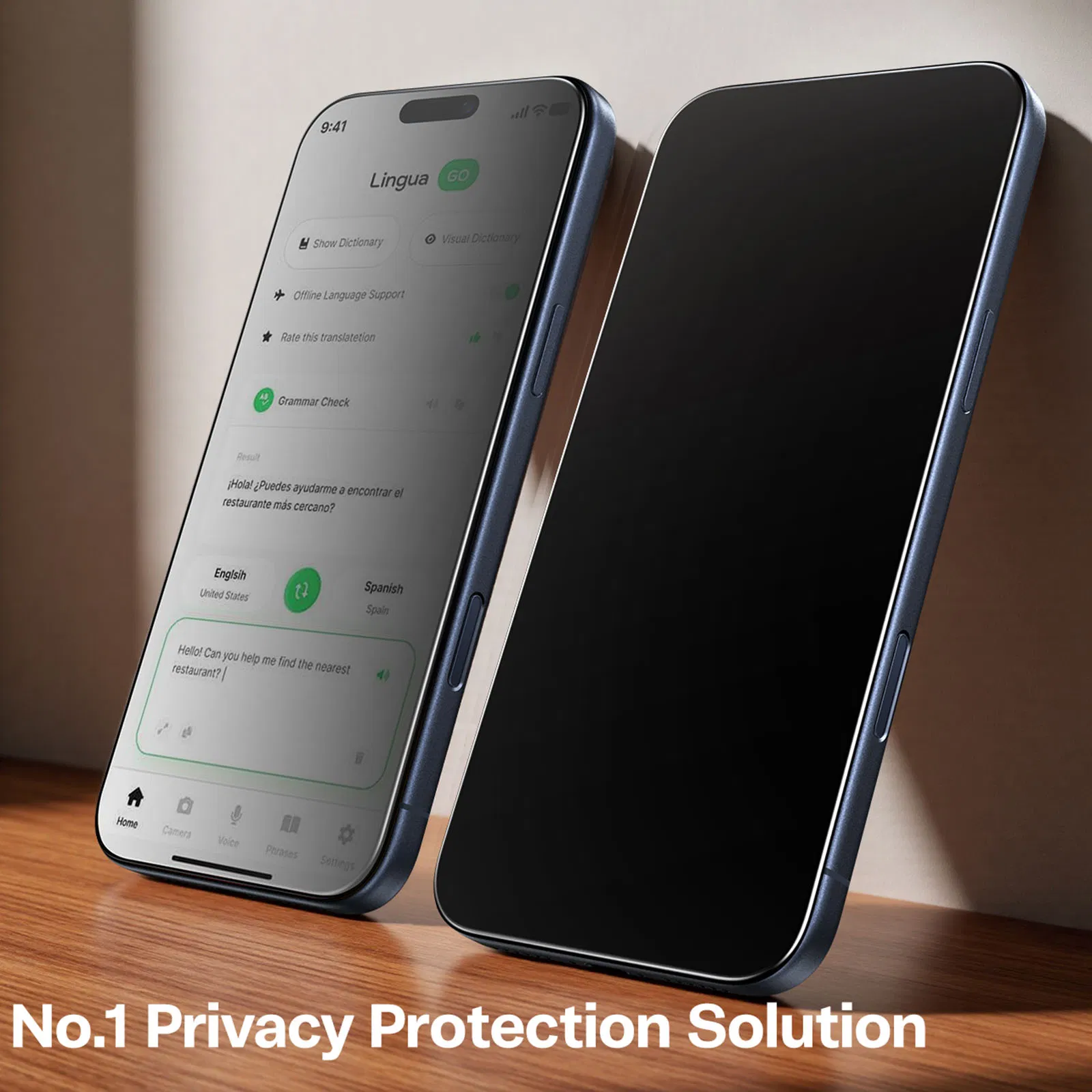 Защитное стекло Torras Glassgo Premium Anti-Spy для iPhone 17 PRO Max