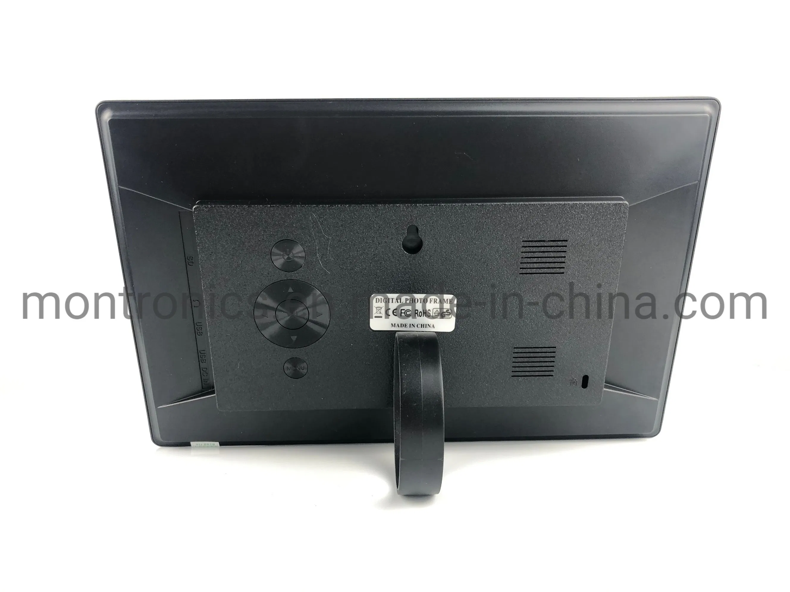 Fast Delivery Clock Flat Glass Screen Shop Advertising Player 7inch LCD Digital Photo Frame with Remote Control for Retail Shop