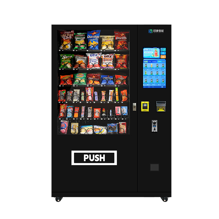 IMT Popular Snack Drink 22 Inches Combo Vending Machine for Foods and Drinks