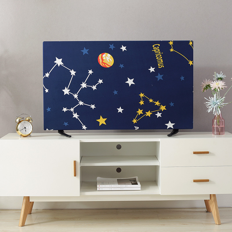 Printing Polyester Monitor Protector Home Decoration Screen Protective TV Cover