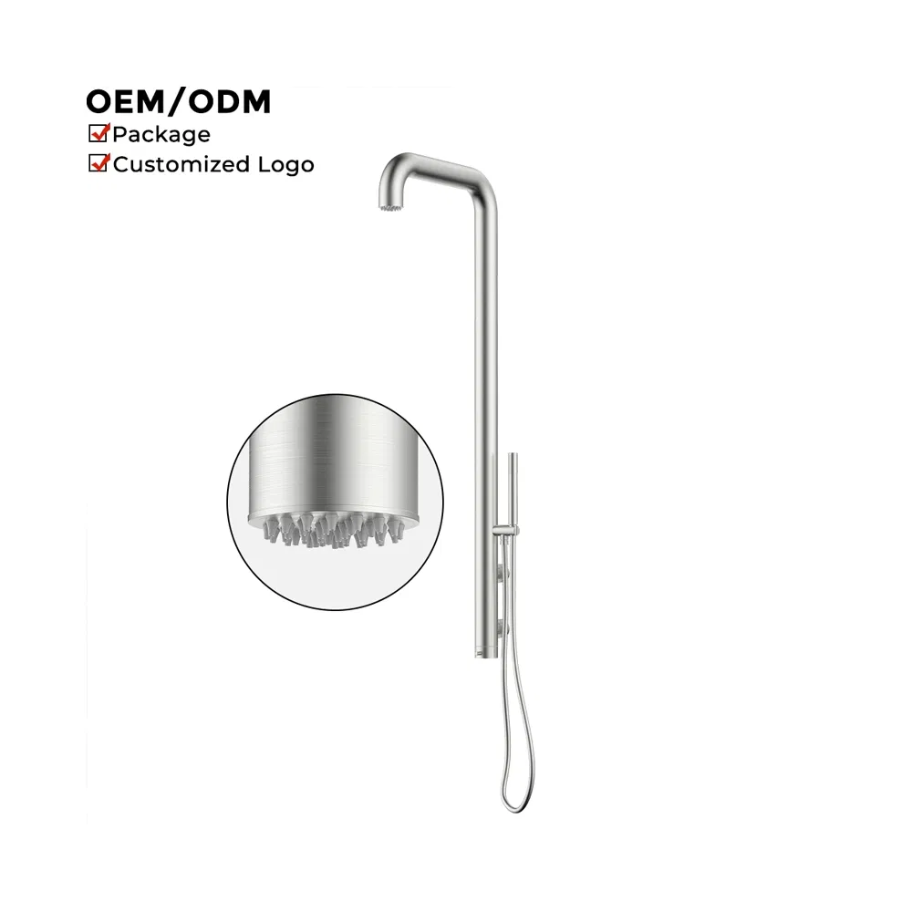 Good Quality Shower Hand Garden 304 Stainless Steel Portable Outdoor Shower