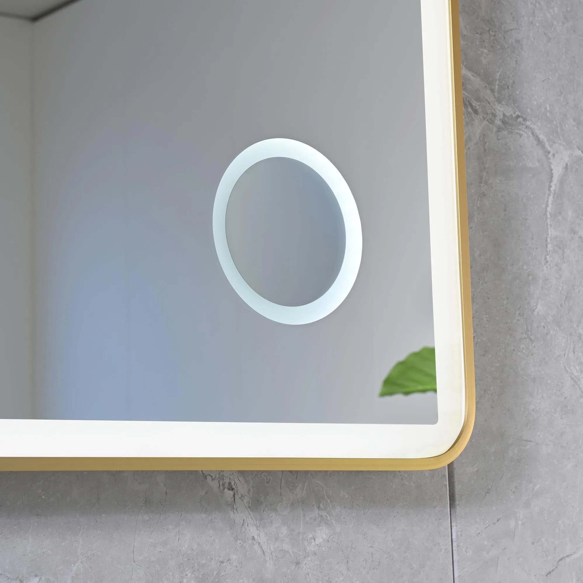 Space-Saving Sleek Design Square Hotel Bathroom Illuminated 120X60 Rectangular Mirror with CE