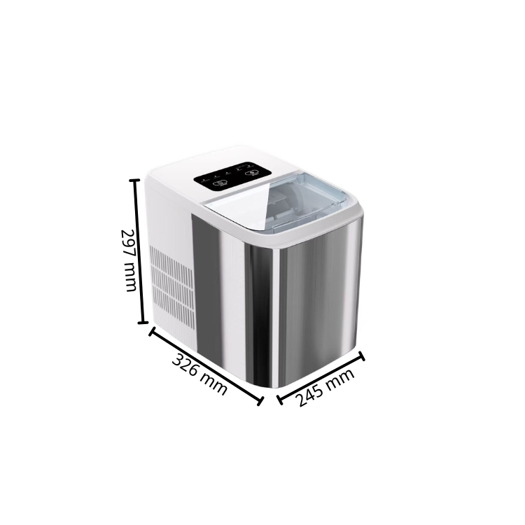 Ice Maker Machine for Countertop Self-Cleaning Function Bullet Ice Maker 9 Cubes Ready in 6 Mins Compact Ice