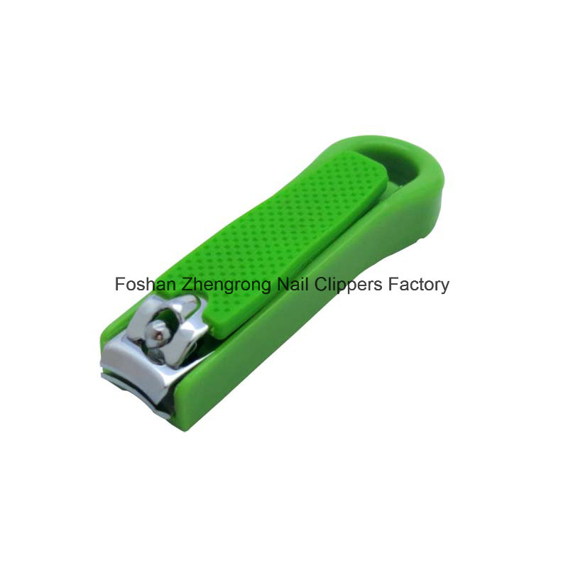 Magic Carbon Steel Middle Nail Clippers with Silicone Cover & Catcher (608S-10R)