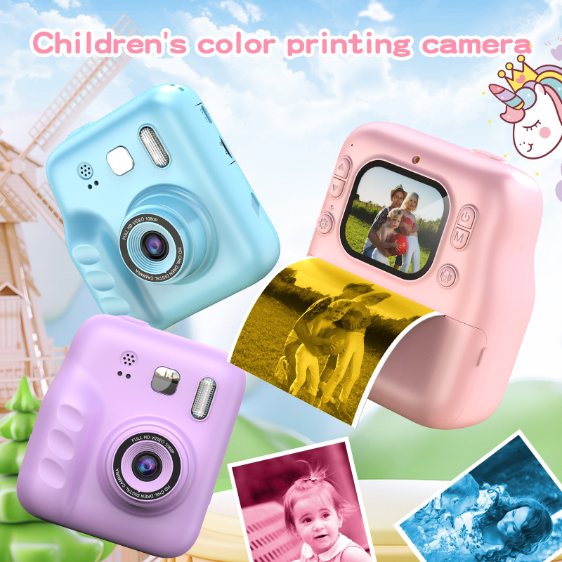 Newest Kids Plastic Mini Camera Toy Picture Viewer Toys Baby Print HD Children's Camcorder DSLR Baby Gifts Birthday Portable Digital Camera 2025-2026 Gift