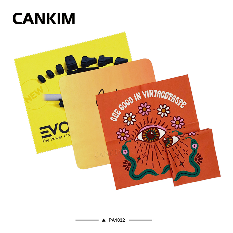 Factory Wholesale Pattern Customization Cleaning Cloth Glasses Polishing Cloths Microfiber Cleaning Cloth for Glasses