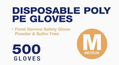 Disposable Poly PE HDPE LDPE Plastic Hand Protective Gloves