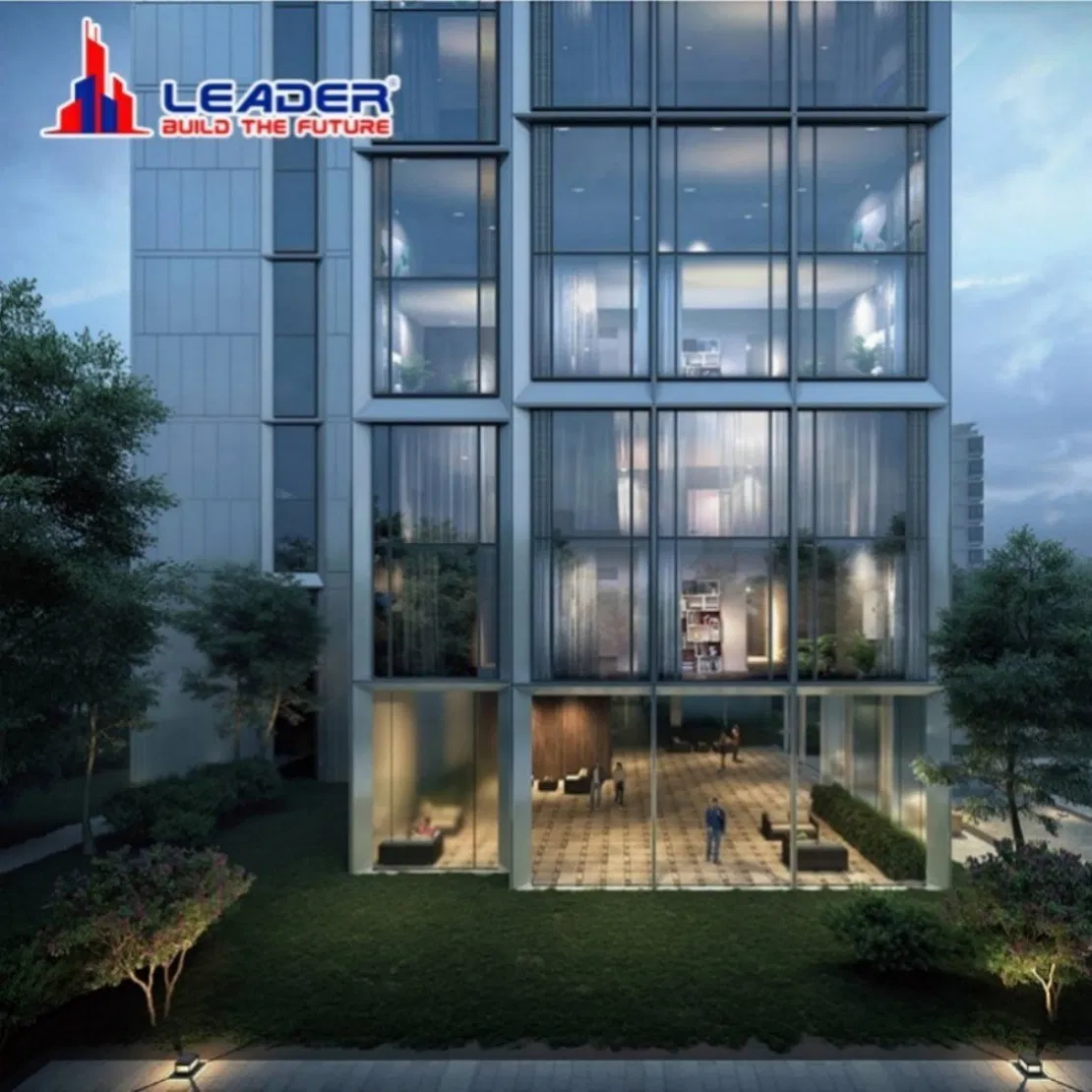 Anti-Oxidation Modular Premium High Strength Aluminum Curtain Wall