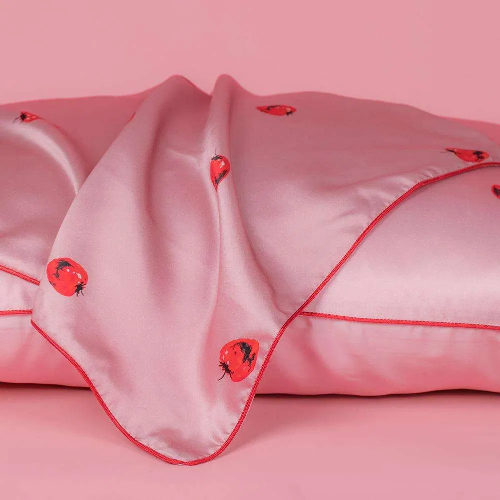 Custom Envelope Closure Throw Pillowcase Pure Silk Pillow Case Cover for Hair and Skin