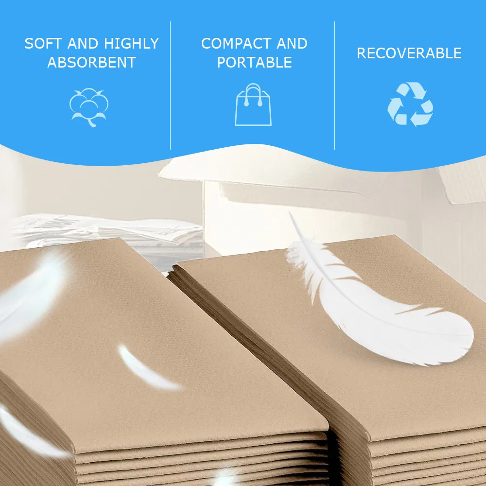 Eco Friendly Choice Biodegradable Unbleached Recycled Brown Paper Napkins Sustainable Compostable