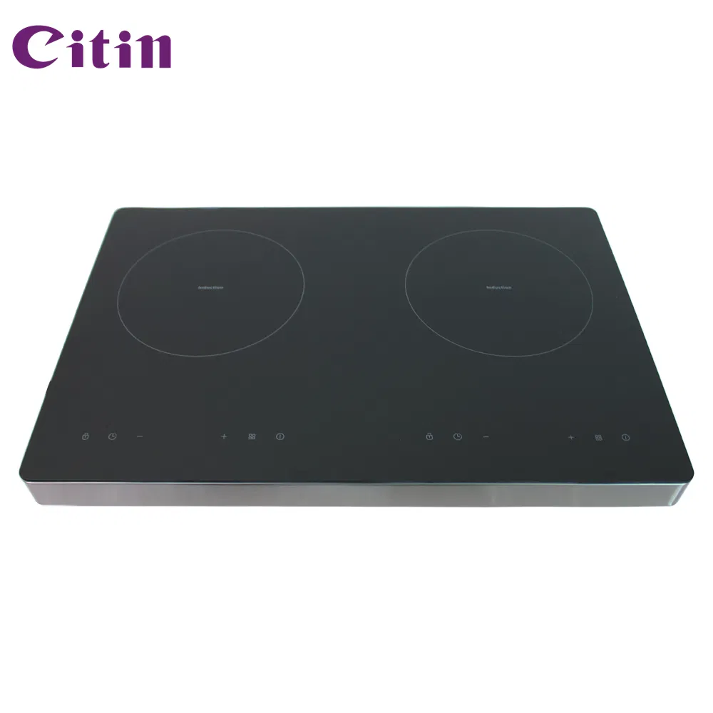 Premium Kitchen Electric Cooktop with 2 Burners Induction Hob