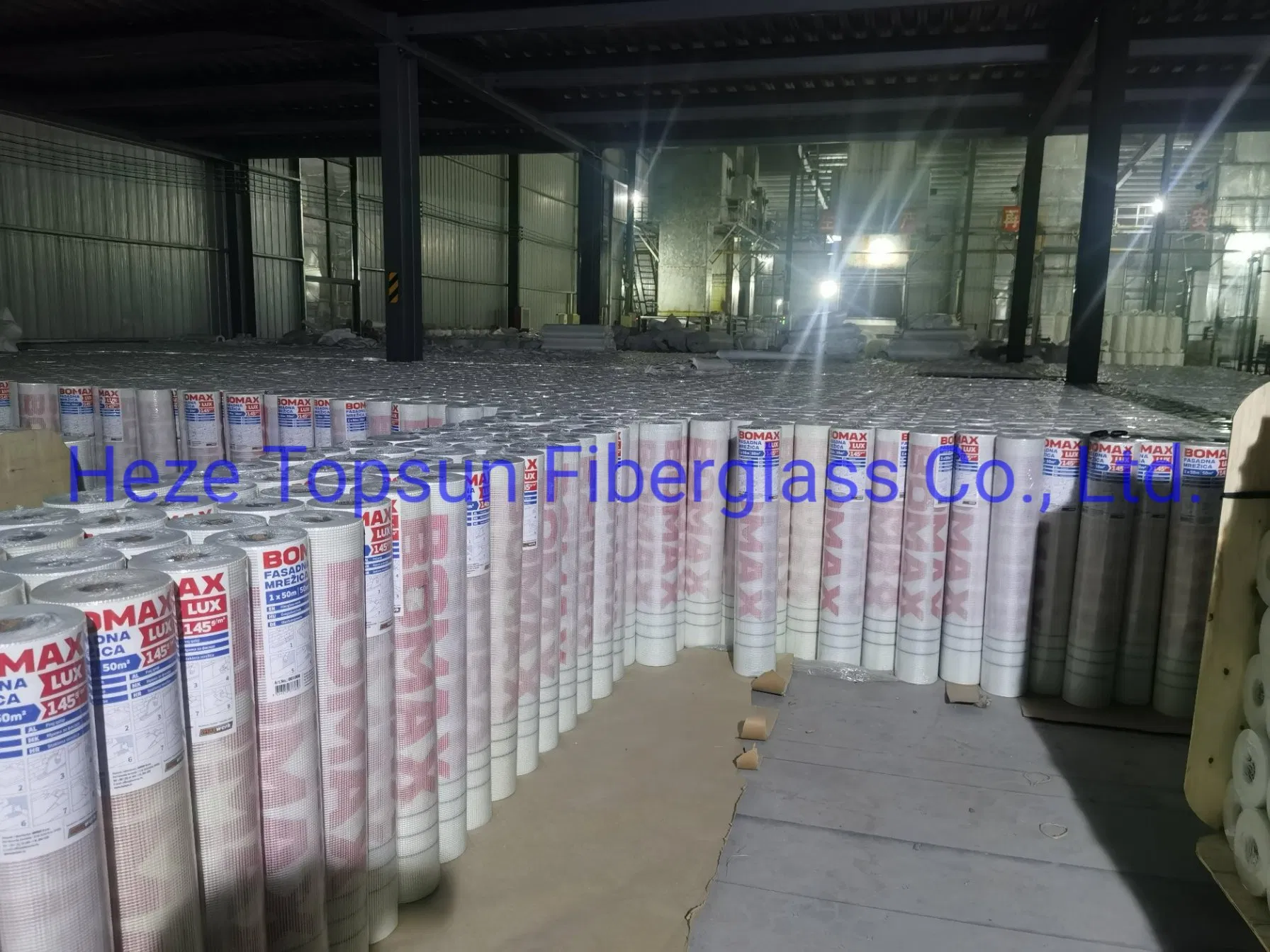 Fire Retardant & Fireproof Material Glass Rock Wool Materials 80GSM 5mm× 5mm Fiberglass Mesh