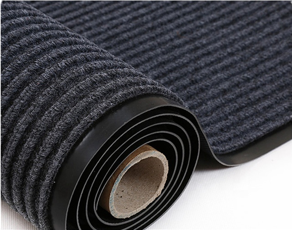 Classic Stripe Design 100% Polyester Washable Kitchen Carpet and Rugs