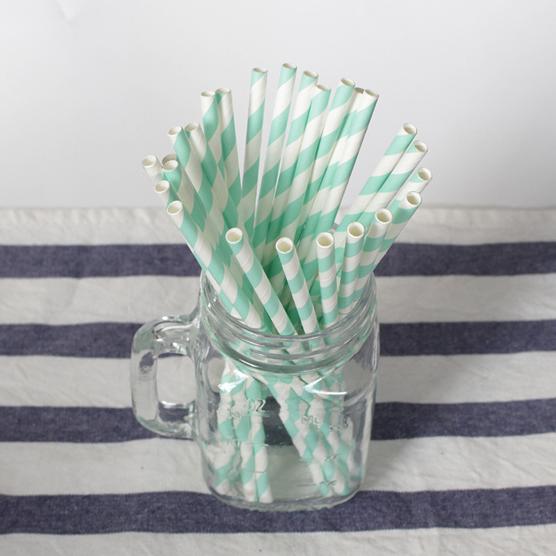 Paper Straws From Sugarcane Fiber Global Quality 140mm Dia 6mm Weight 300GSM