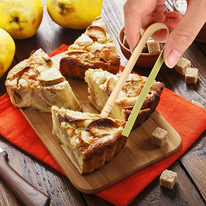 6inch Cooking Utensils Set Bamboo Cooking Tongs Long Bamboo Tongs for Toast