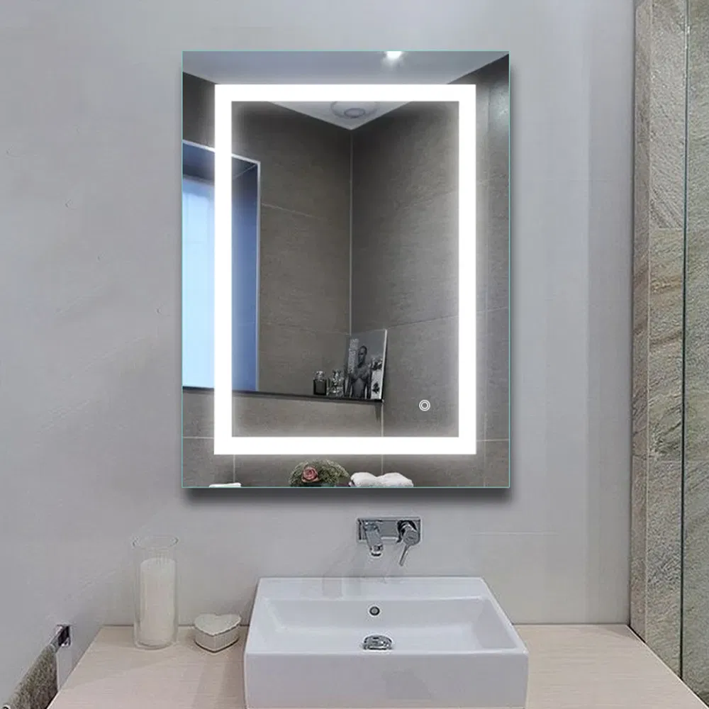 Modern Smart Mirrors Touch Switch Rectangle Smart LED with Speaker Bathroom Mirror