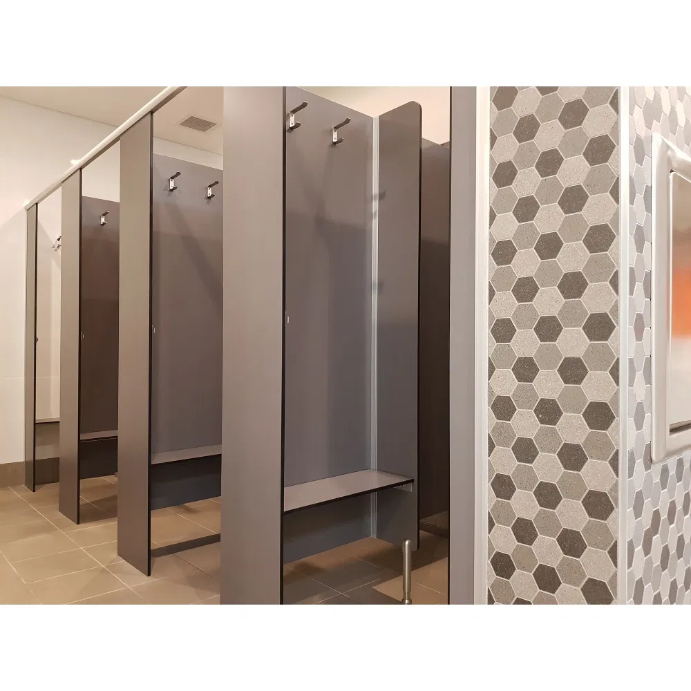 Low Maintenance Cost Over Time HPL Washroom Compact Laminate Honeycomb Toilet Cubicle Partition Board