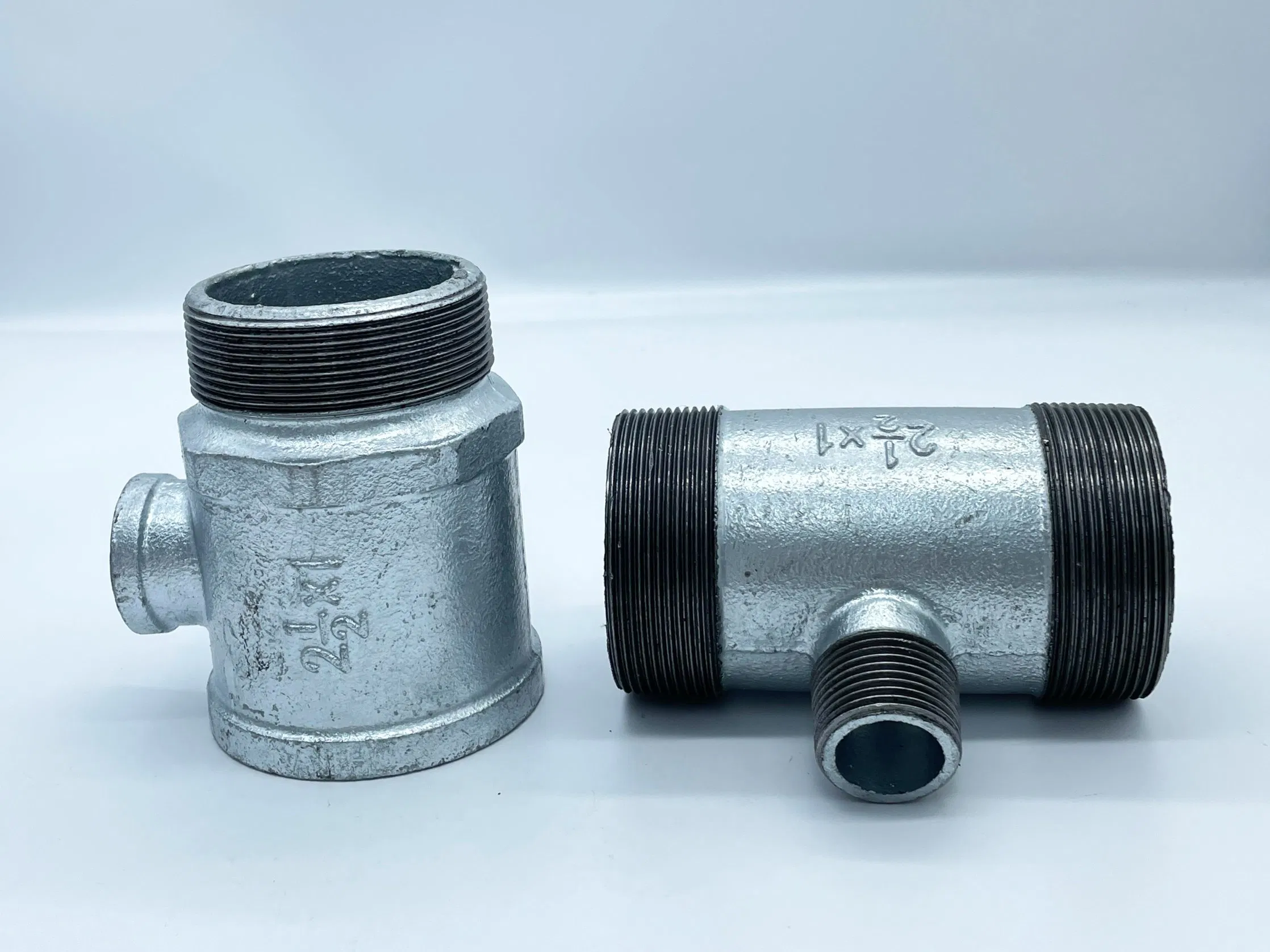 Kanaifu Malleable Galvanized Iron Coupling Tee Cross Elbow Coupling Pipe Fitting for Water System