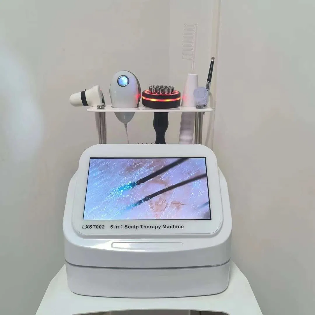 Portable Desktop 5 in 1 Hair Scalp Analyzer Hair Growth Machine Hair Care Treatment Regrowth Machine