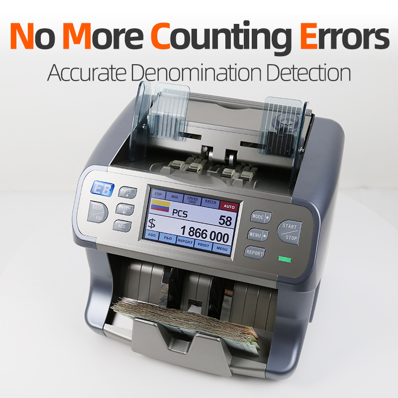 LD-2700G Multi-Currency Bill Counter with SN Recording & Mixed Denomination Accuracy