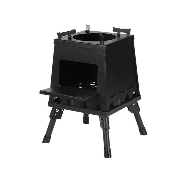 Wholesale Customization Barbecue Portable Outdoor Picnic Camping Stove Wood Burning Warming Folding Stove Fire Pit