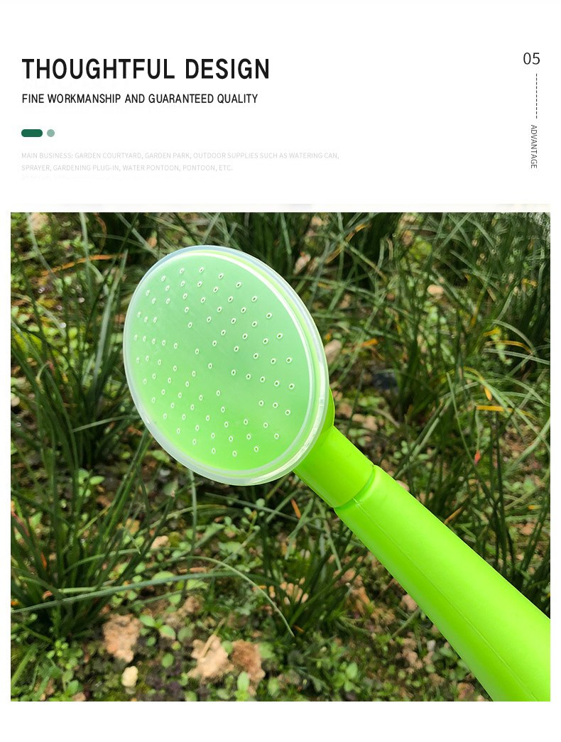 Long Mouth Plastic Watering Can 2L Gardening Tools Household Watering Pot