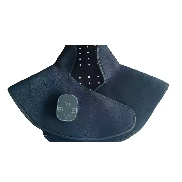 USB Portable Heated Scarf, Cordless Heating Pad with Tourmaline Beads for Neck Pain Relief