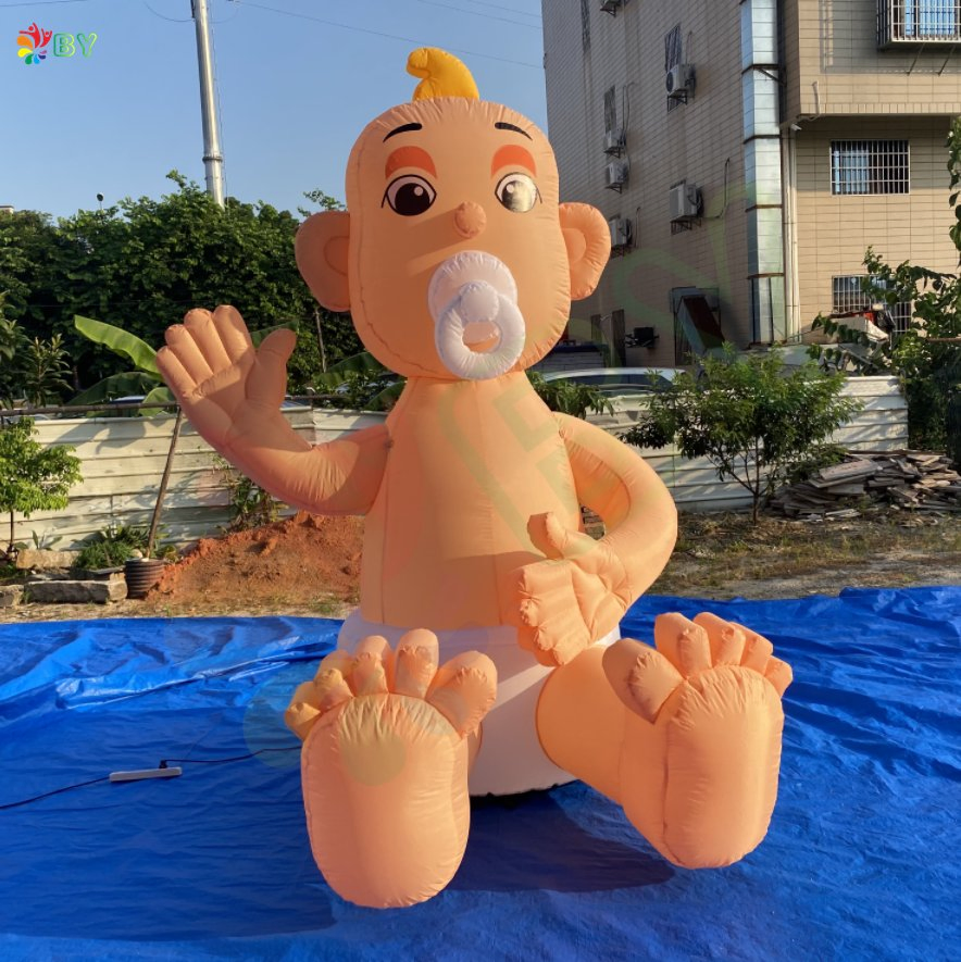 Fast Delivery Holland Baby Girl Party Decoration Inflatable Baby Body Doll Balloon