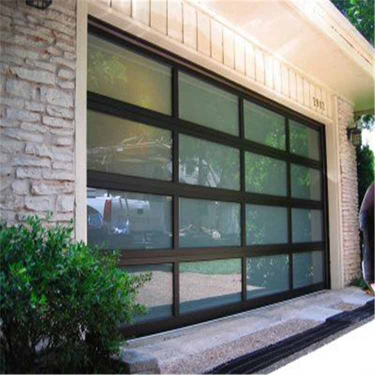 Cbmmart Luxury Impact Tempered Aluminum Insulated Commercial Glass Frameless Garage Door