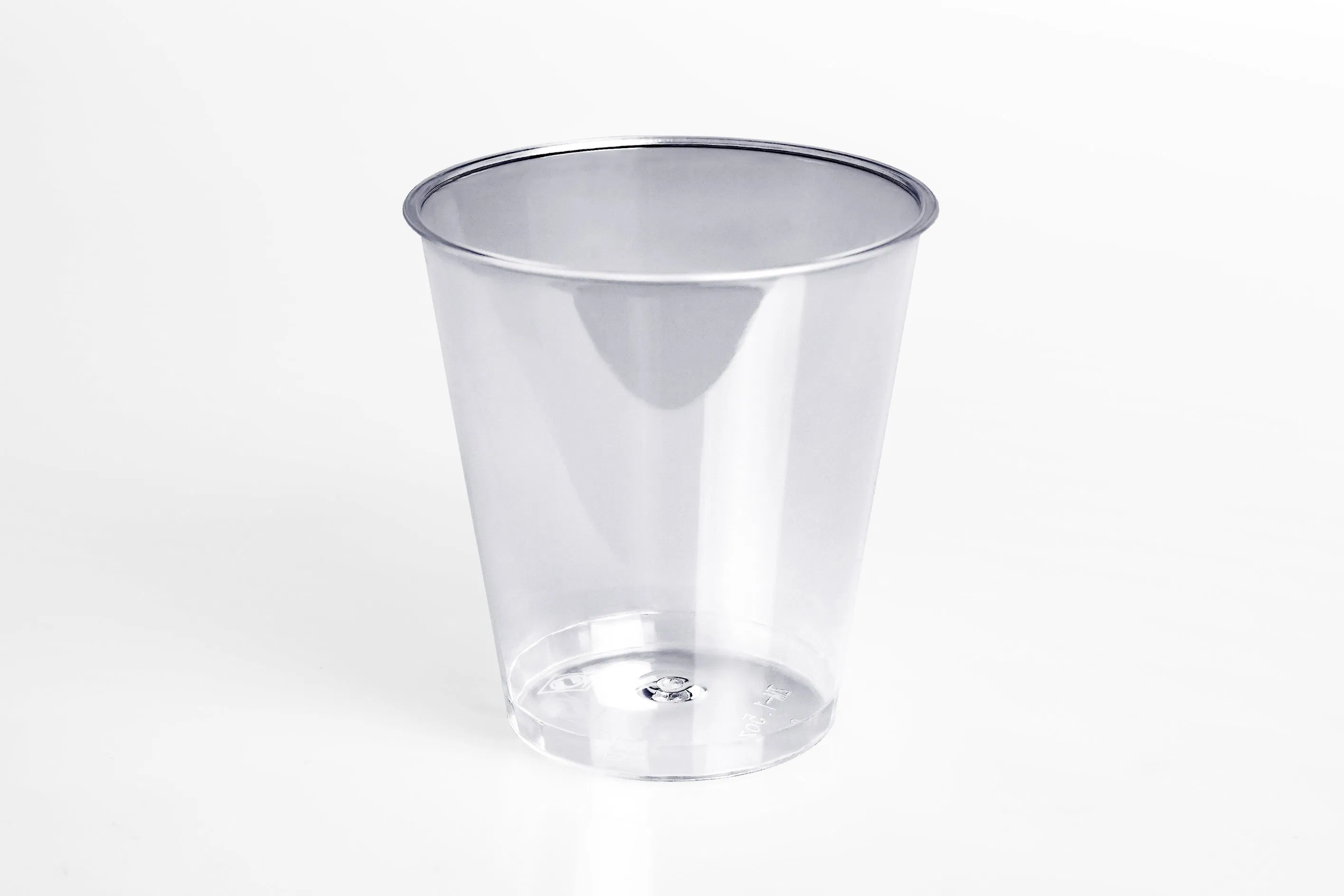 Custom Logo Disposable Creative Aviation PS Hard Plastic Clear Custom Diameter Personalized Drinking Tea Beverage Cup