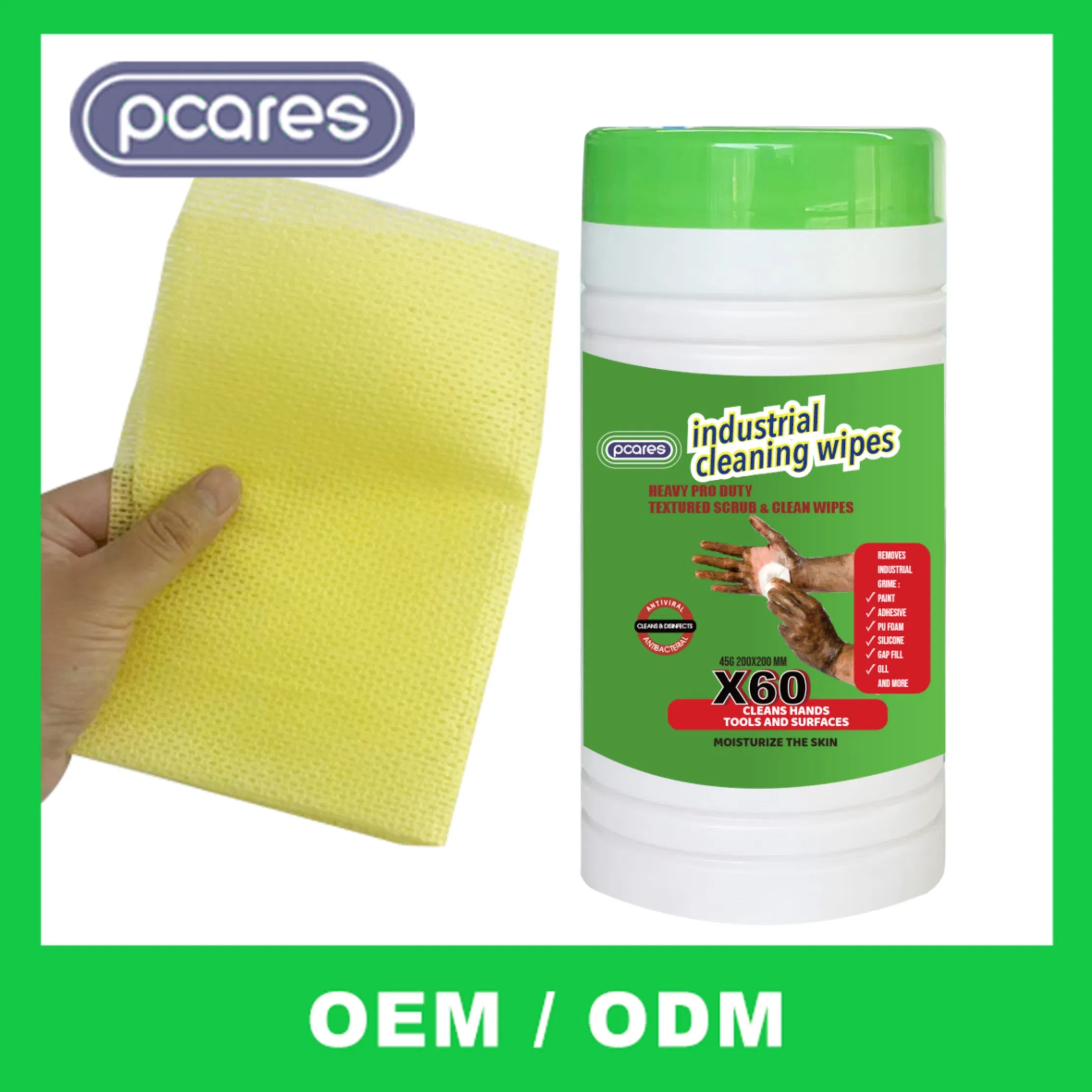 Modern Heavy-Duty Cleaning Wipes for Efficient Grease Removal