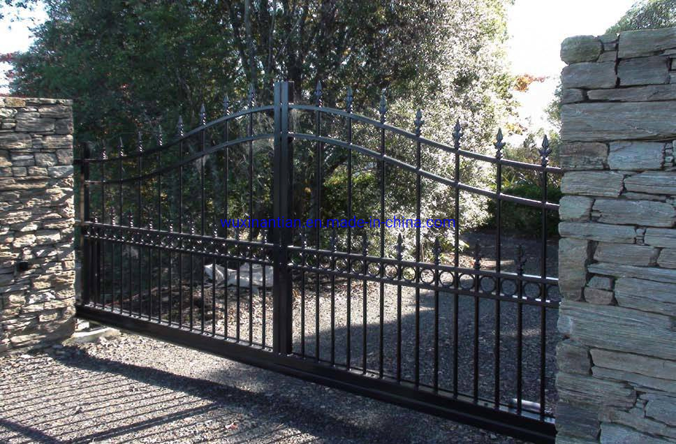 Aluminum Cantilver Sliding Gate Powder Coating Finshing