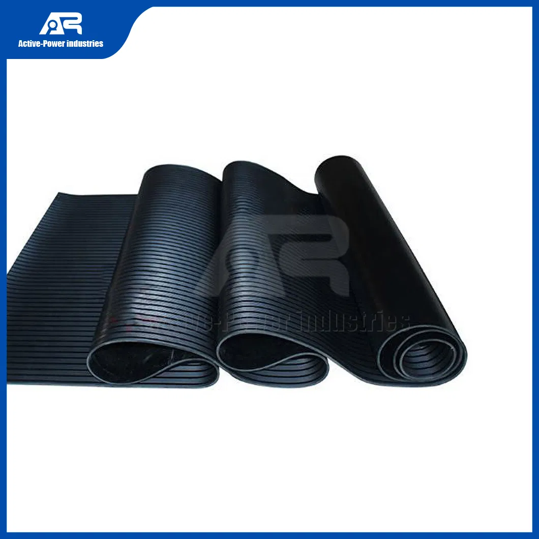 Active-Power Industries Safety Rubber Floor Factory Electrical Industrial Rubber Mat China Customize Silicone Diaphragm Electrical Insulation Mat Sheet Roll
