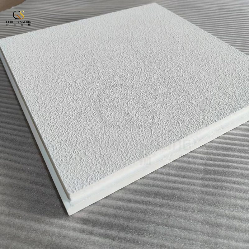 600*600 Nice Quality and Fireproof Glass Wool Sound Stop Board for Bathroom