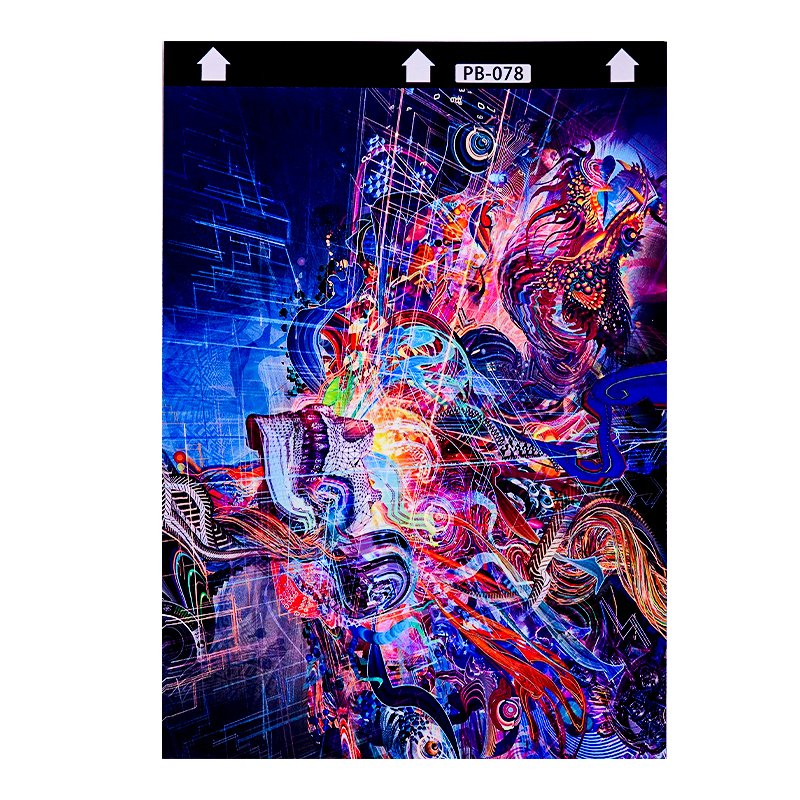 3D наклейки для ноутбука, рельефные, цветные