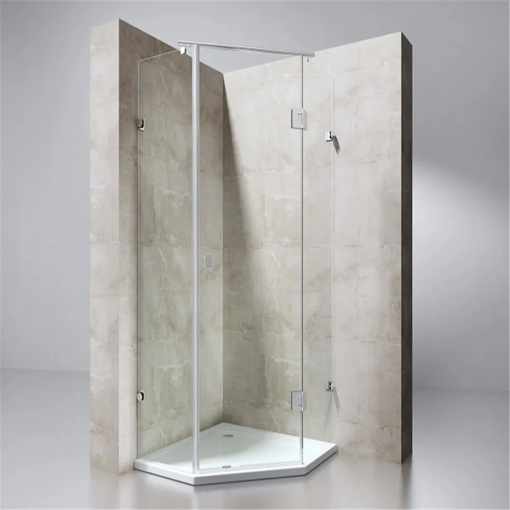 Straight Single Slider Shower Enclosure with 10mm Clear Glass