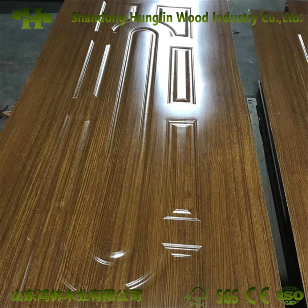2150X1020X3mm Decorative Interior Melamine Molded HDF Door Skin