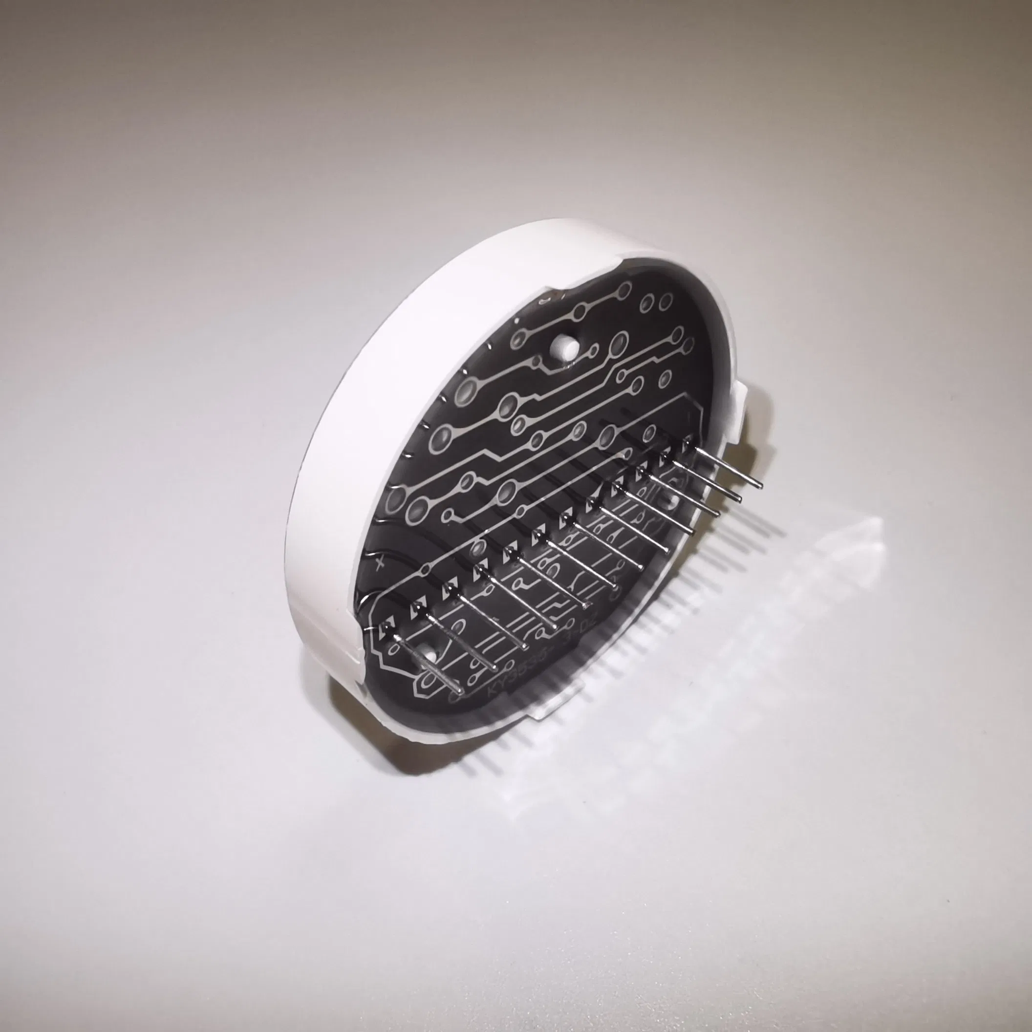 Super Bright White Color Custom Segment LED Display 35mm Diameter for Electromobile