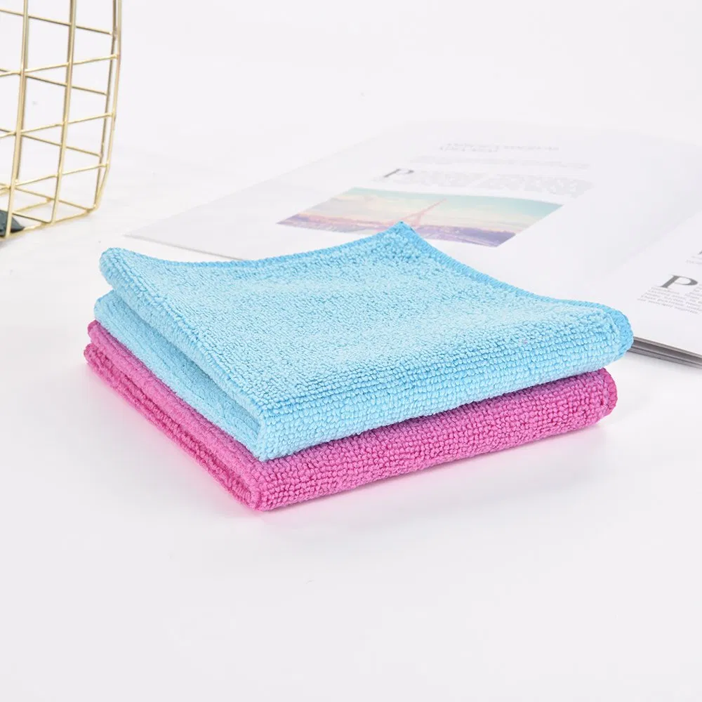High Absorbent Multipurpose Terry Microfiber Cloth with Poly Mesh Dish Towel
