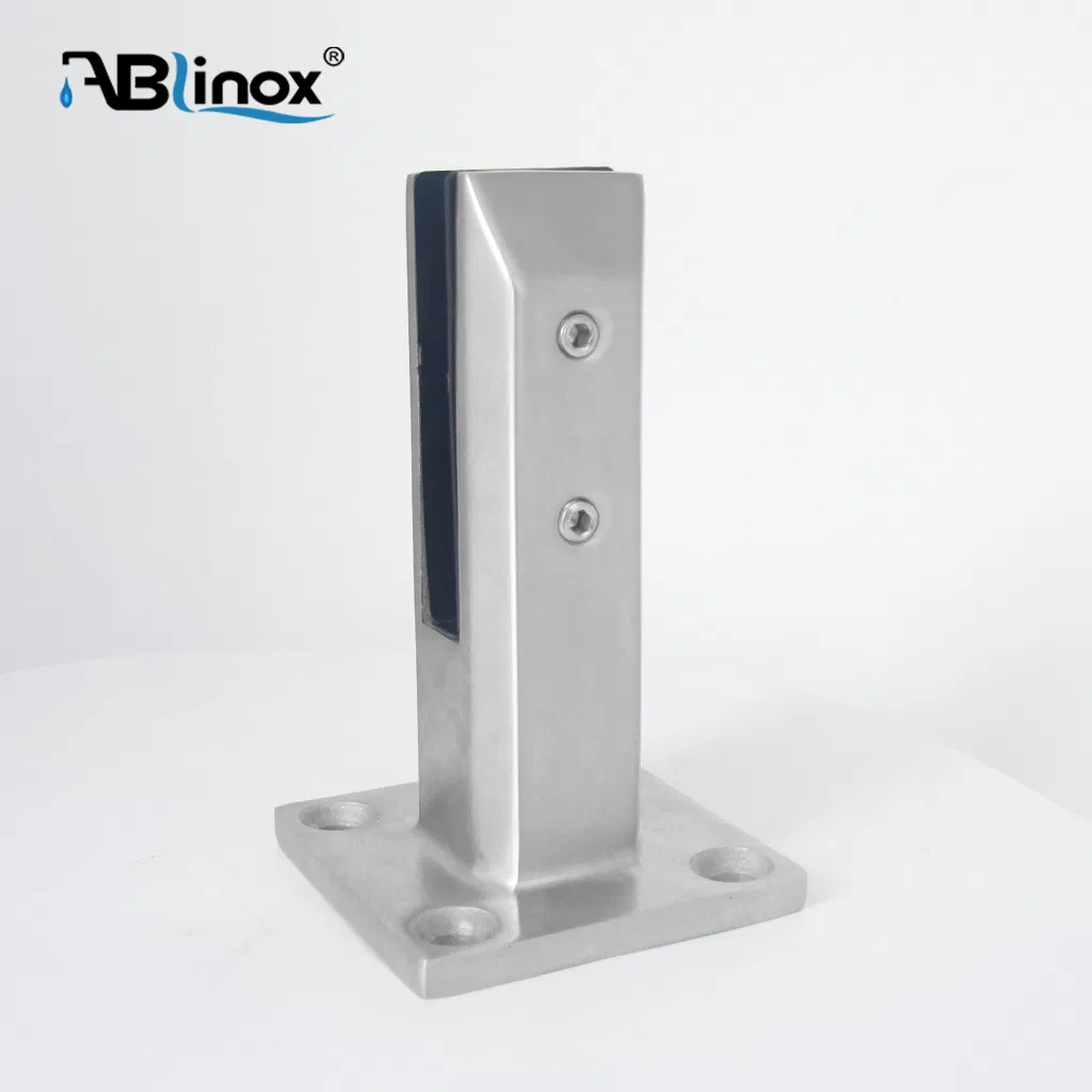 316 Stainless Steel Balcony Railing Glass Clamp