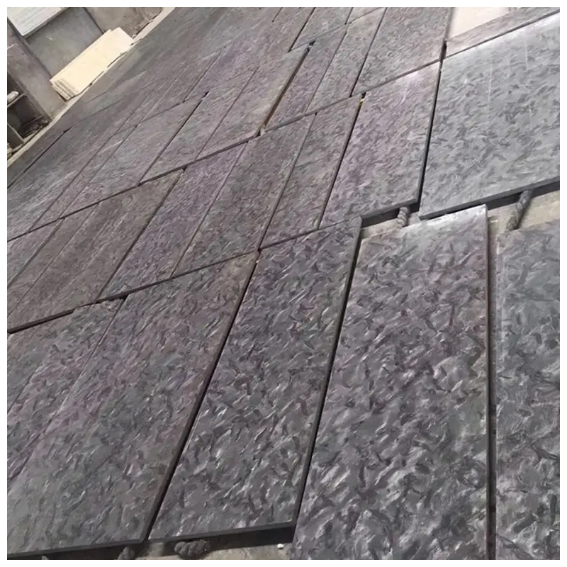 Leathered Black Matrix Quartzite Floor and Wall Tiles