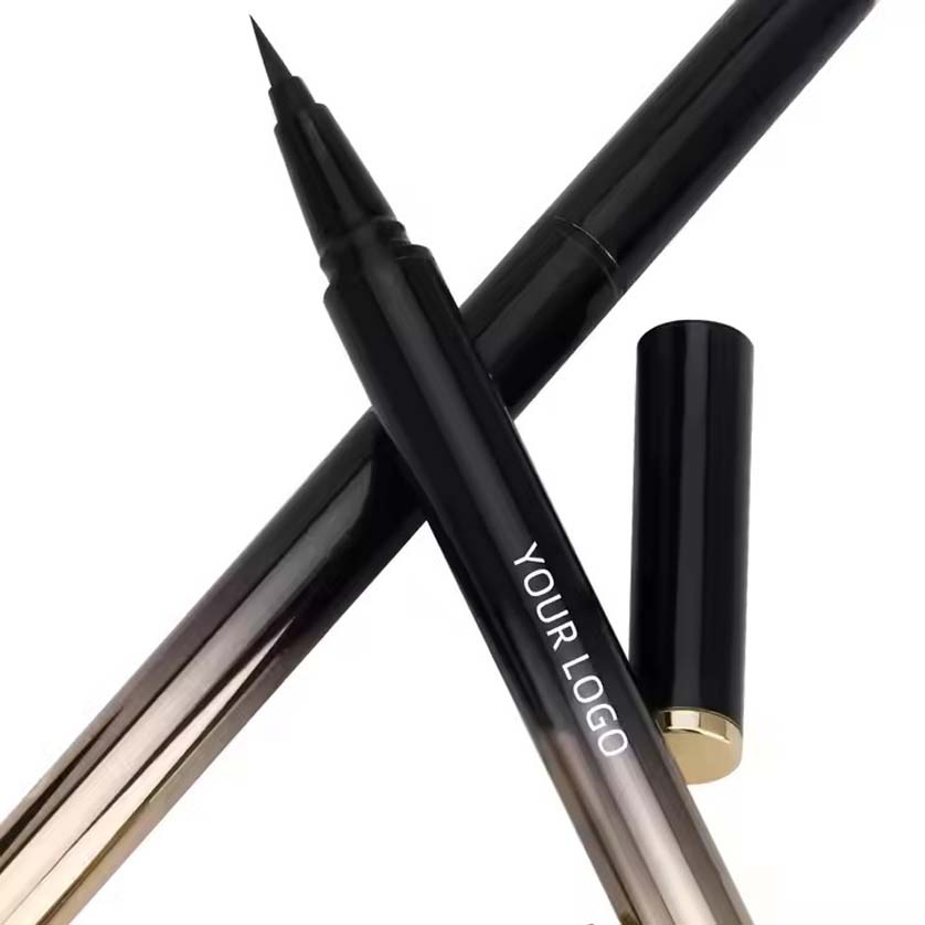 Wholesale Mineral Liquid Eyeliner Pen Waterproof Black Thin Tip Water Activated Private Label for Eye Makeup
