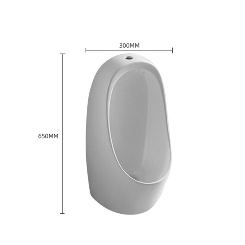 New Design Ceramic Automatic Flush Wall Hung Urinal for Men with Sensor