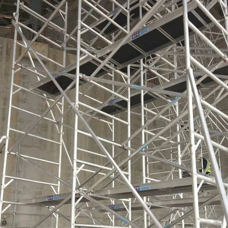 Scaffolding Heavy-Duty Aluminum Frame Scaffold Construction Mobile Step Platform