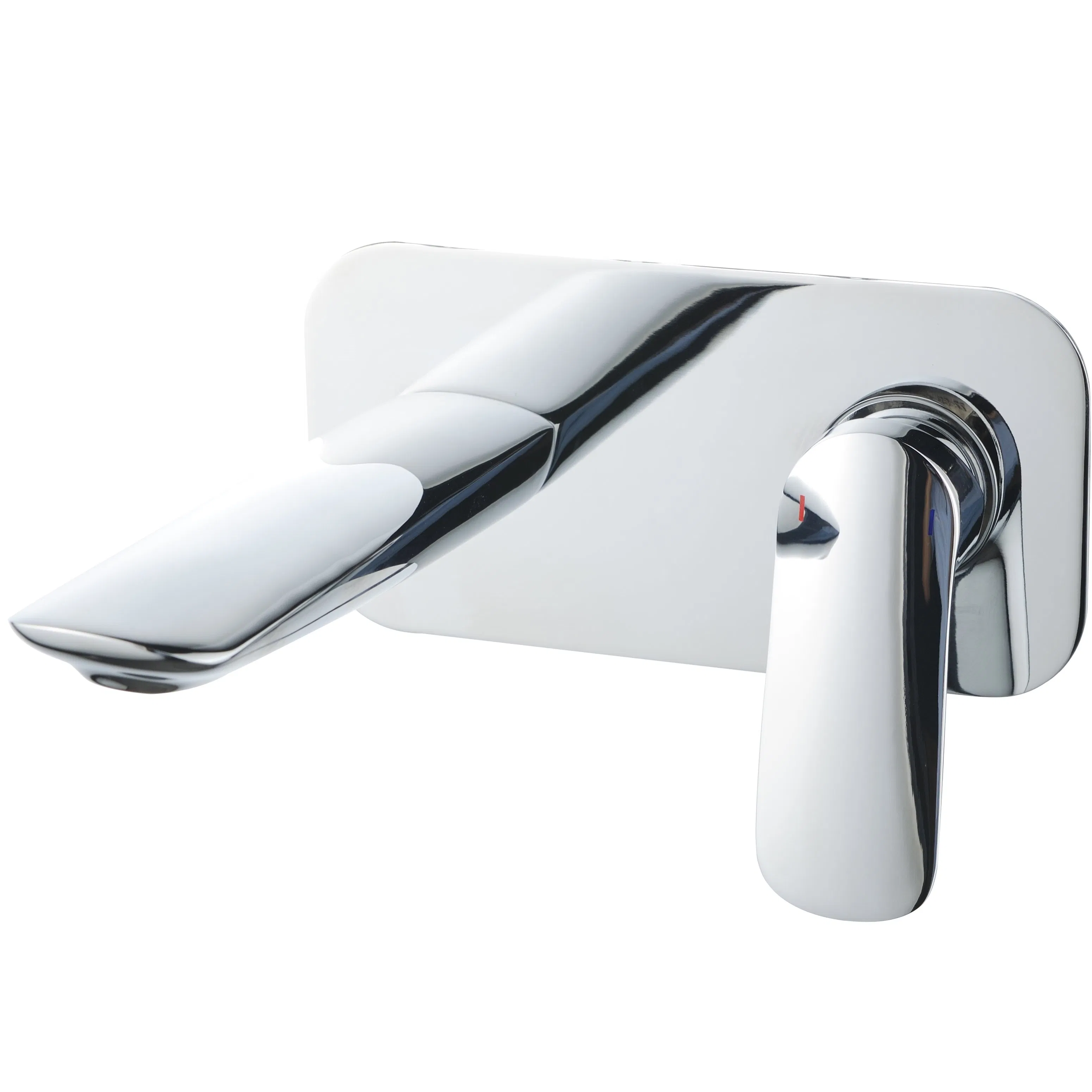 Oval Wall Plate Cover Brass Bath Mixer Tapware Hpb59-1 Brass Bathtub Faucet Polished Chrome